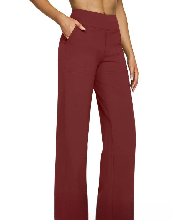 Loose High-Waist Business Casual Pants Yoga Pants Women
